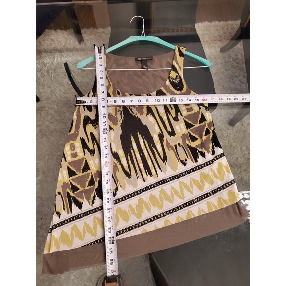 International Concepts Women's Multicolor Asymmetrical Sleeveless Top Blouse S - Picture 9 of 10